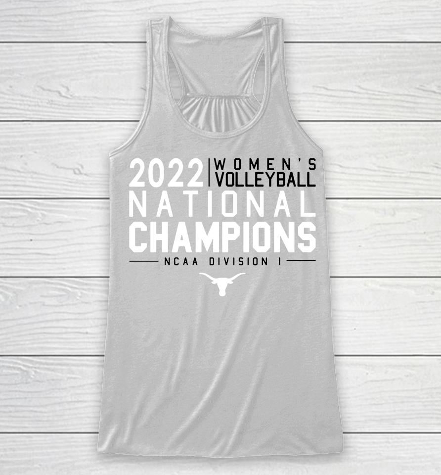 Ncaa Shop Texas Orange Texas Longhorns 2022 Women's Volleyball National Champions Racerback Tank