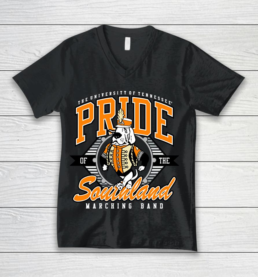 Ncaa Shop University Of Tennessee Pride Of The Southland Smokey Unisex V-Neck T-Shirt