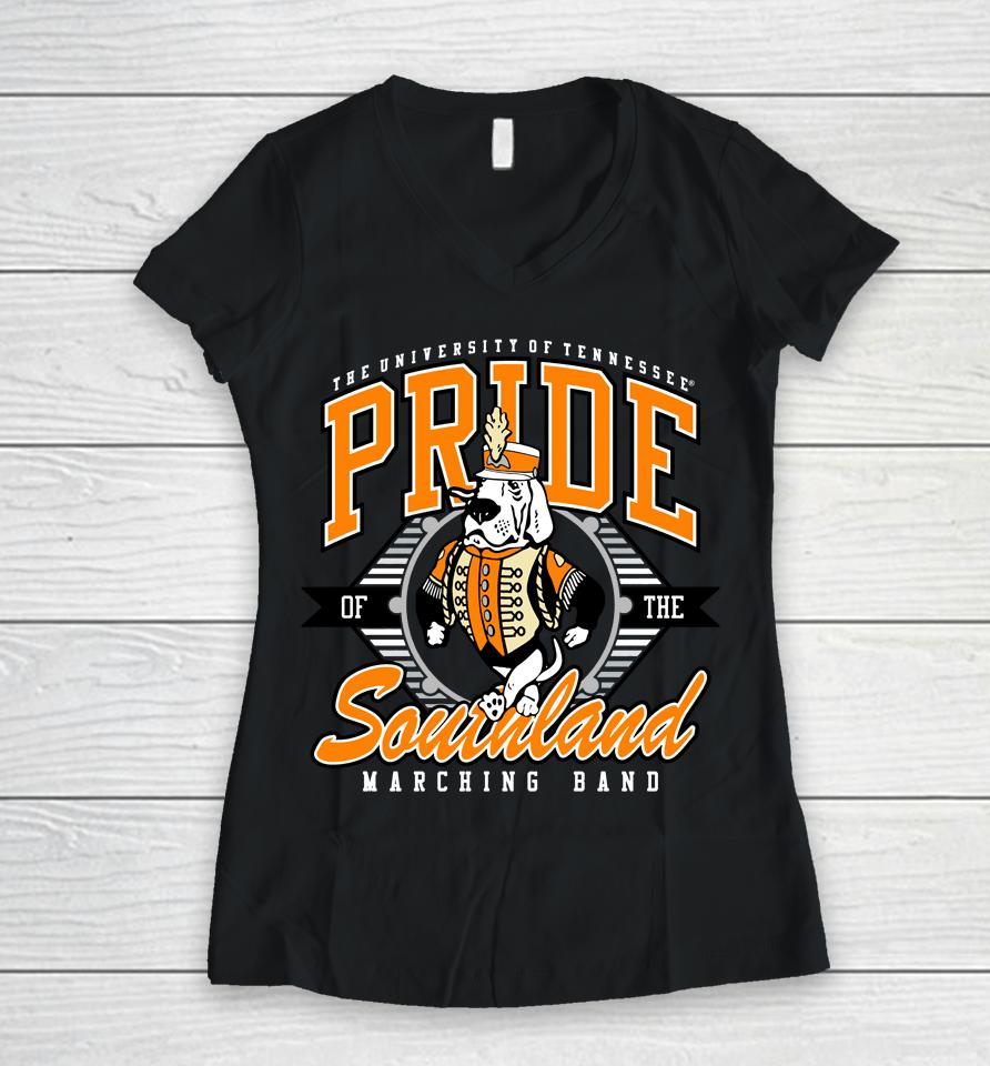 Ncaa Shop University Of Tennessee Pride Of The Southland Smokey Women V-Neck T-Shirt