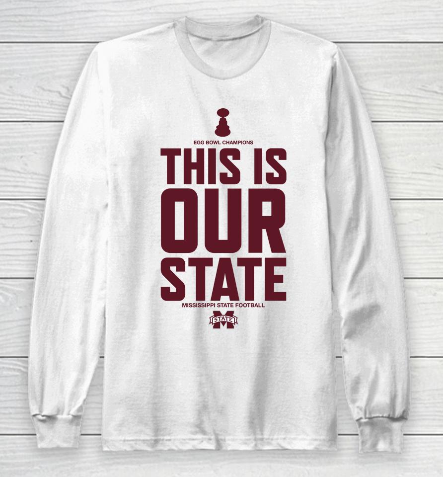 Ncaa Stefan Krajisnik This Is Our State Mississippi State Long Sleeve T-Shirt