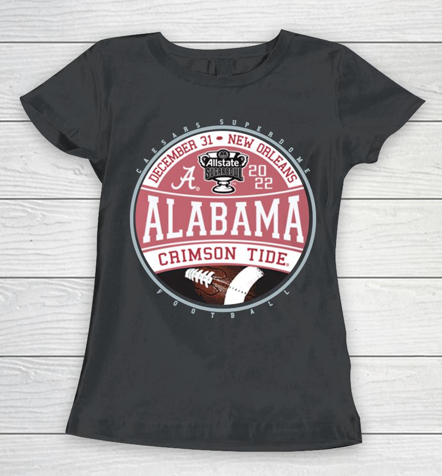Ncaa Sugar Bowl 22-23 Alabama Crimson Tide Women T-Shirt