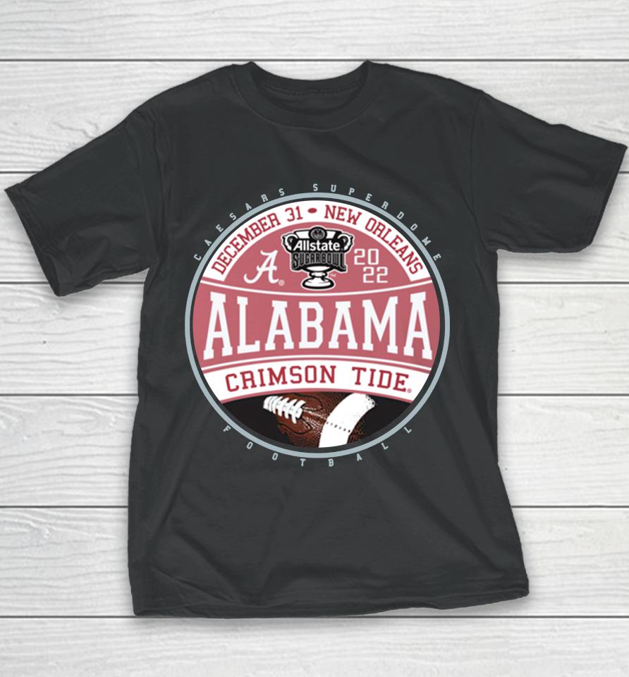 Ncaa Sugar Bowl 22-23 Alabama Crimson Tide Youth T-Shirt