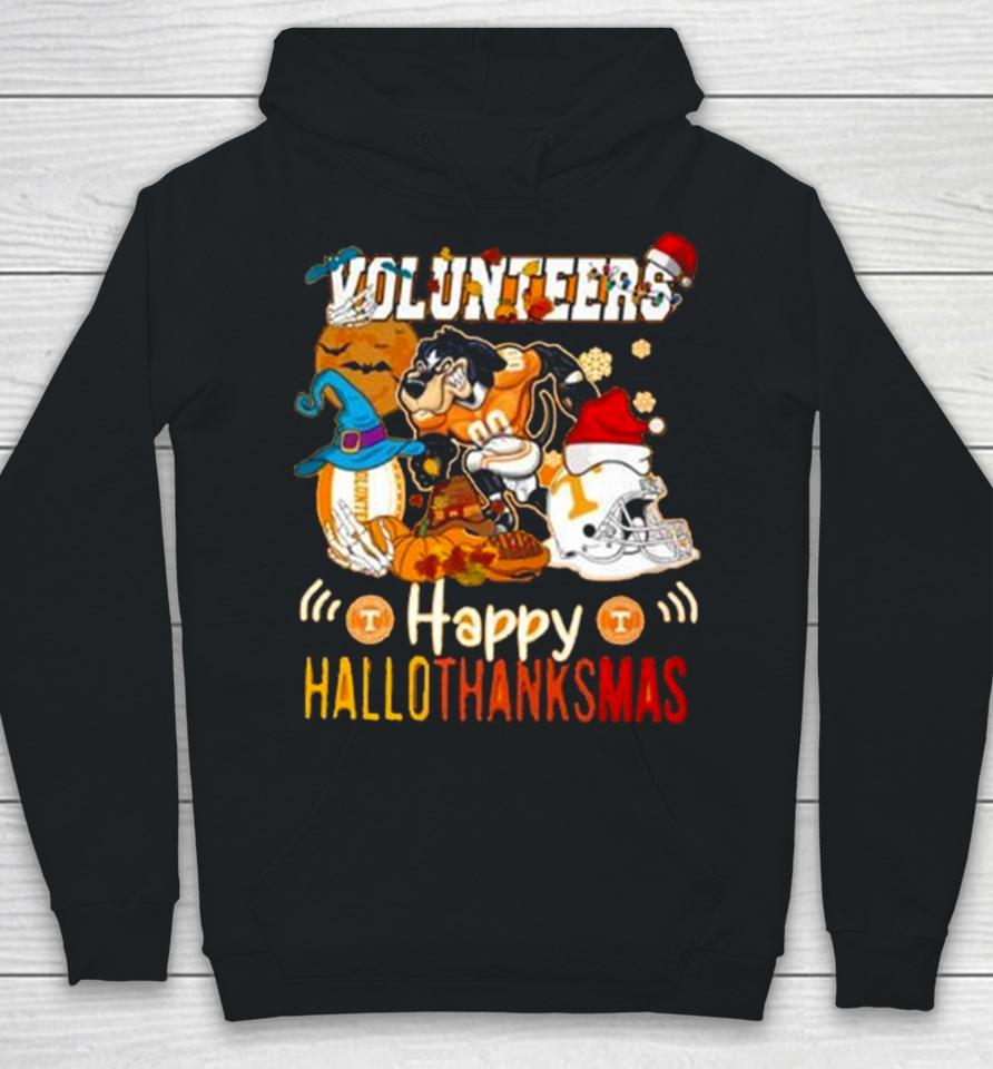 Ncaa Tennessee Volunteers Mascot Happy Hallothanksmas Hoodie