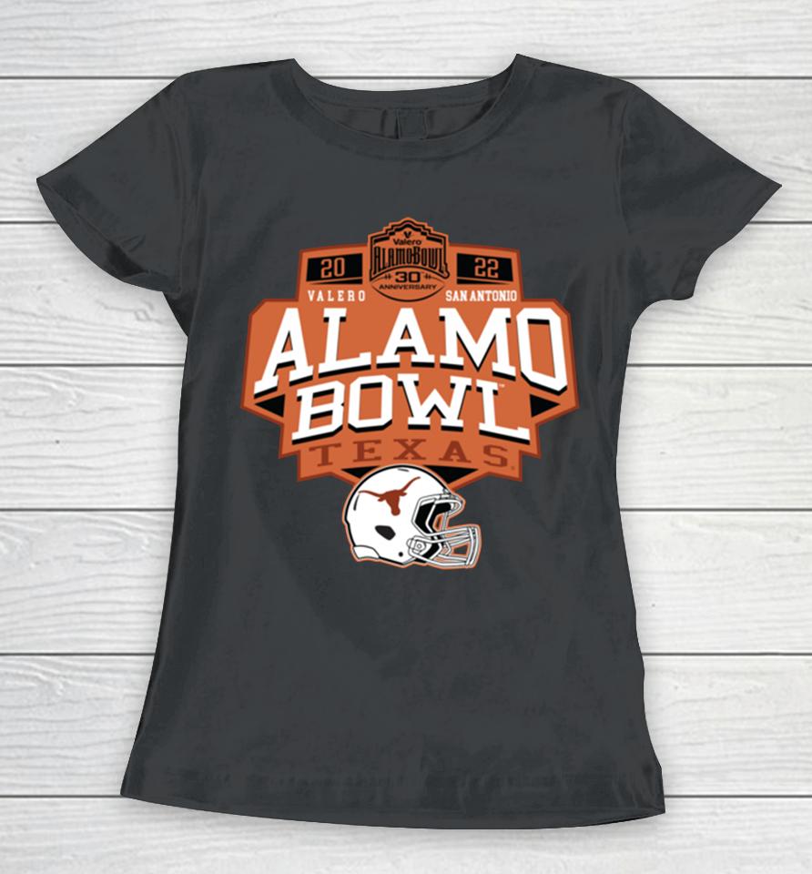 Ncaa Texas Longhorns Playoff 2022 Valero Alamo Bowl Women T-Shirt