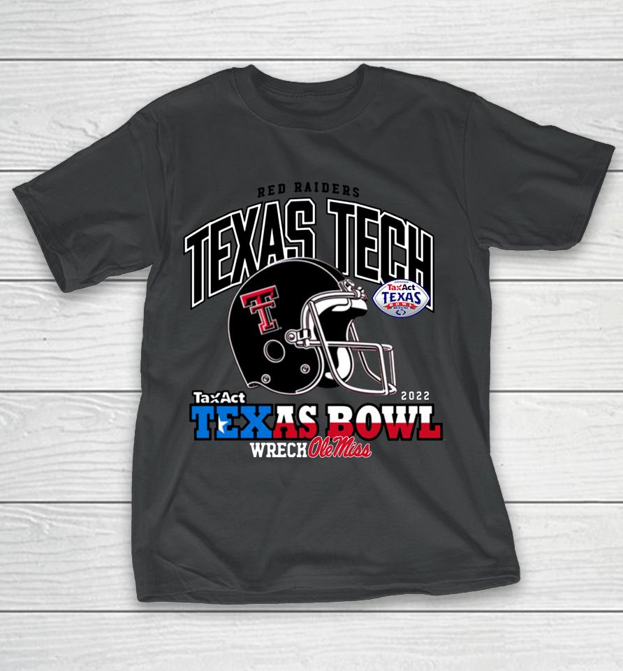 Ncaa Texas Tech 2022 Texas Bowl Big Bowl Nrg T-Shirt