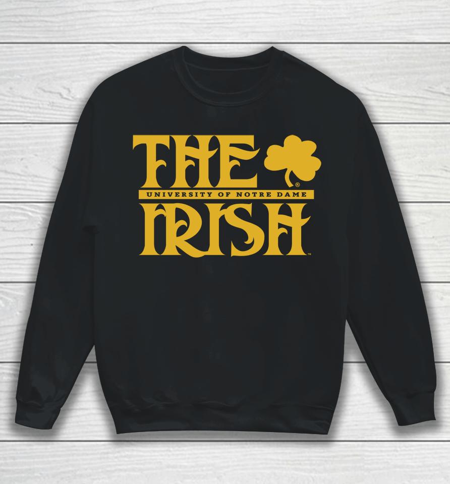 Ncaa The Irish University Of Notre Dame Sweatshirt