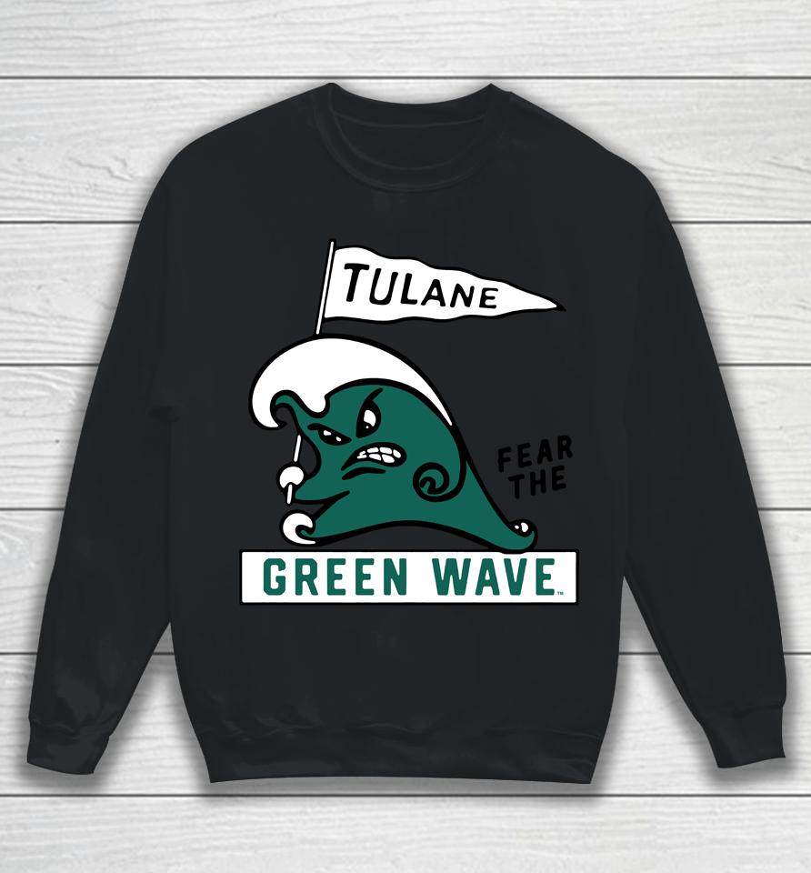 Ncaa Tulane Green Wave Fear The Green Wave Sweatshirt
