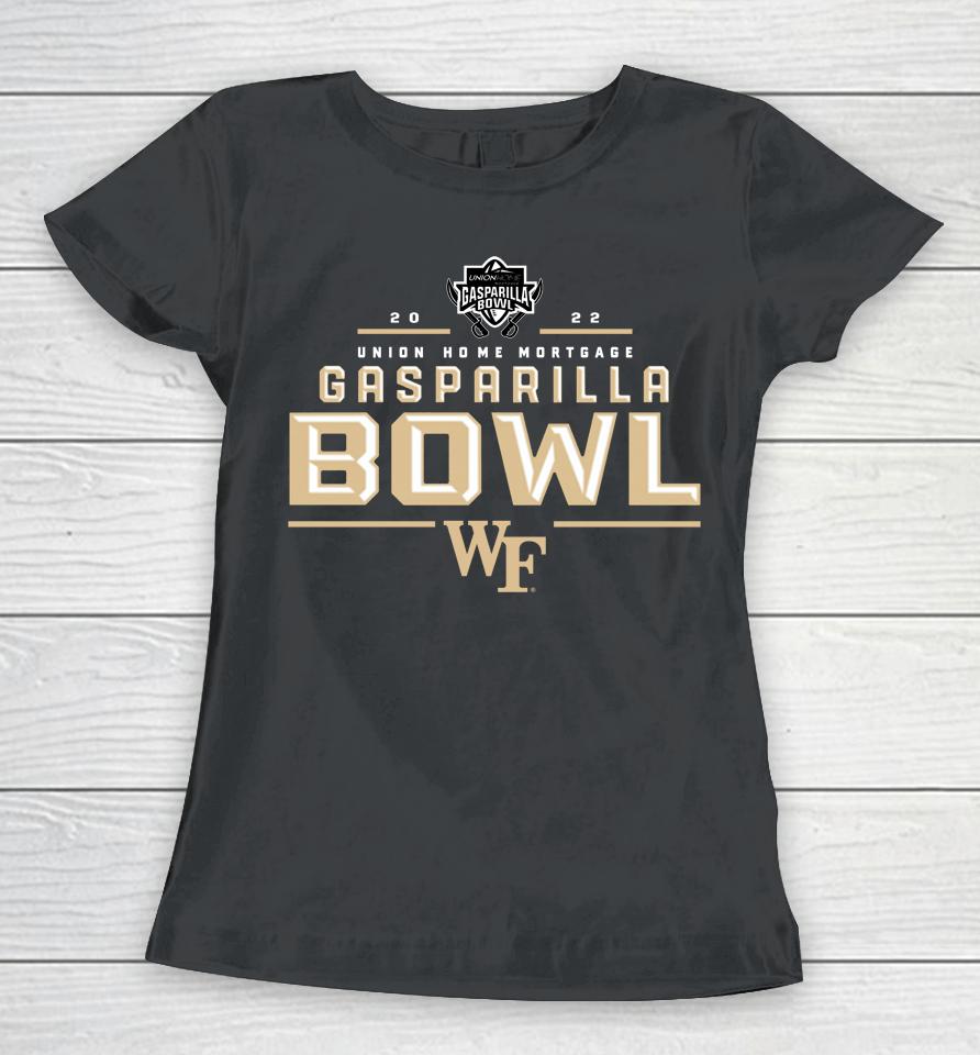 Ncaa Wake Forest Demon Deacons 2022 Gasparilla Bowl Women T-Shirt