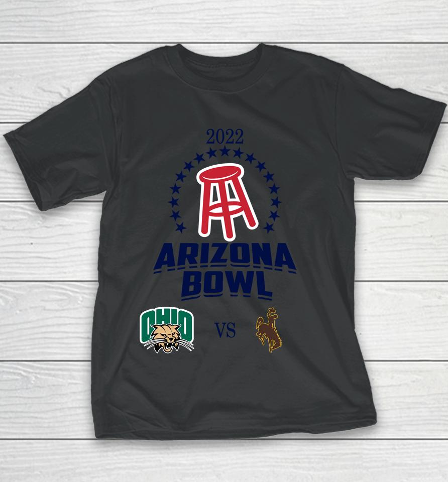 Ncaa Wyoming Cowboys Vs Ohio Bobcats 2022 Arizona Bowl Matchup Youth T-Shirt