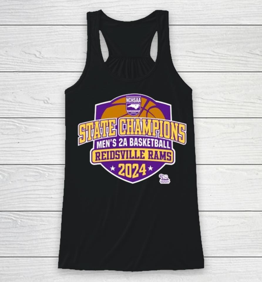 Nchsaa State Champions Men’s 2A Basketball Reidsville Rams 2024 Racerback Tank