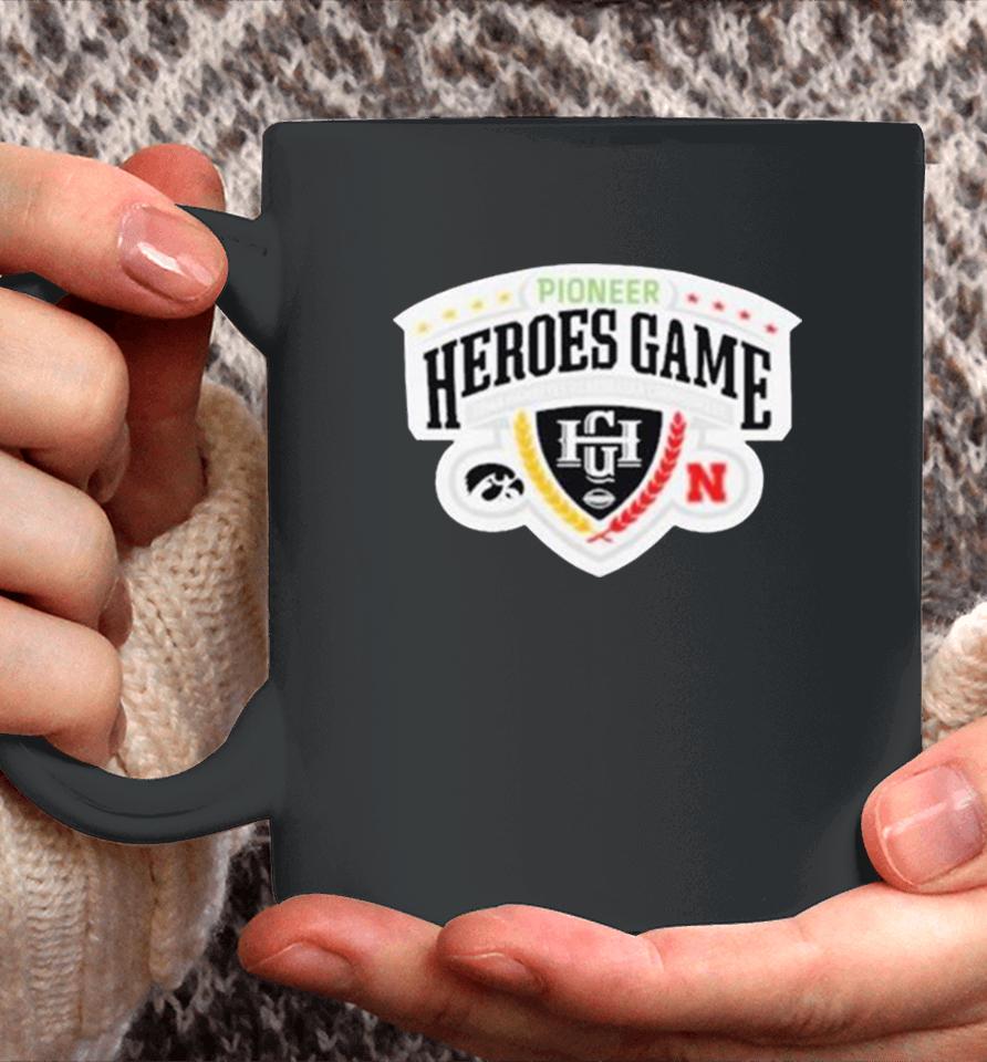 Nebraska Cornhuskers Vs Iowa Hawkeyes 2023 Pioneer Heroes Game Coffee Mug