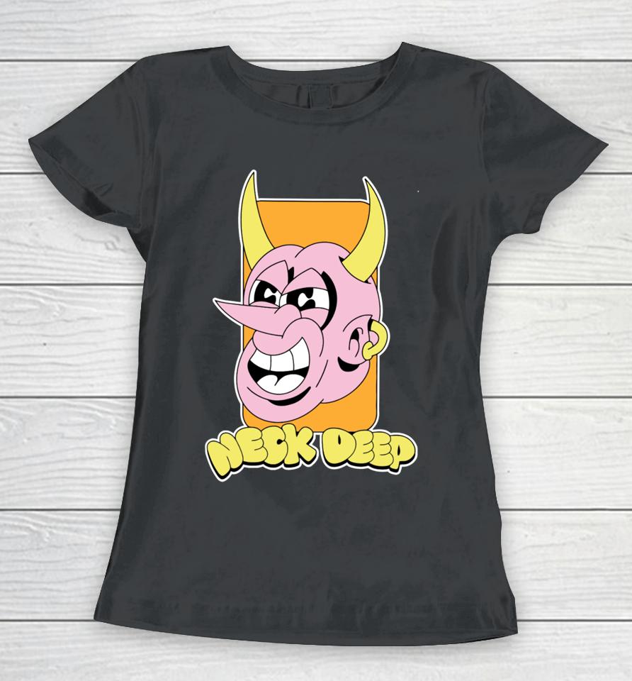 Neck Deep Band Merch Devil Women T-Shirt