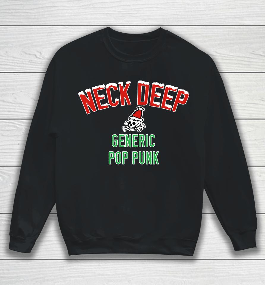 Neck Deep Merch Generic Pop Punk Christmas Edition 2.0 Sweatshirt