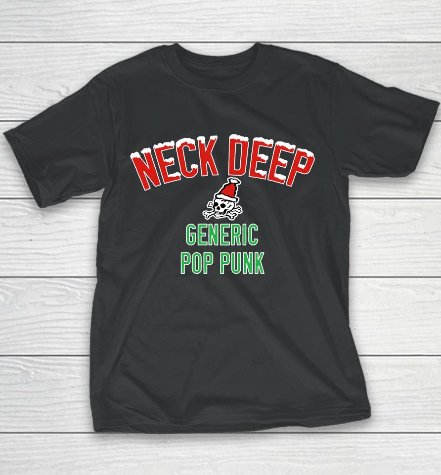 Neck Deep Merch Generic Pop Punk Christmas Edition 2.0 Youth T-Shirt