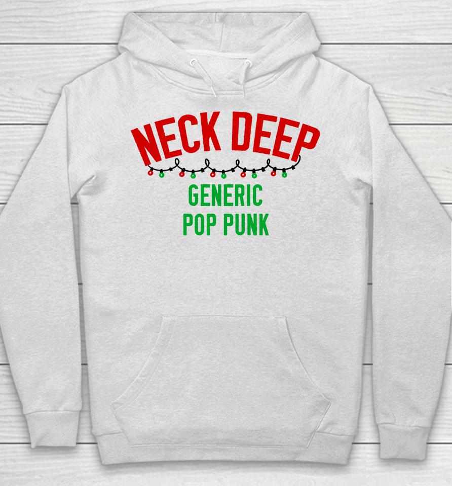 Neck Deep Merch Generic Pop Punk Christmas Edition Hoodie