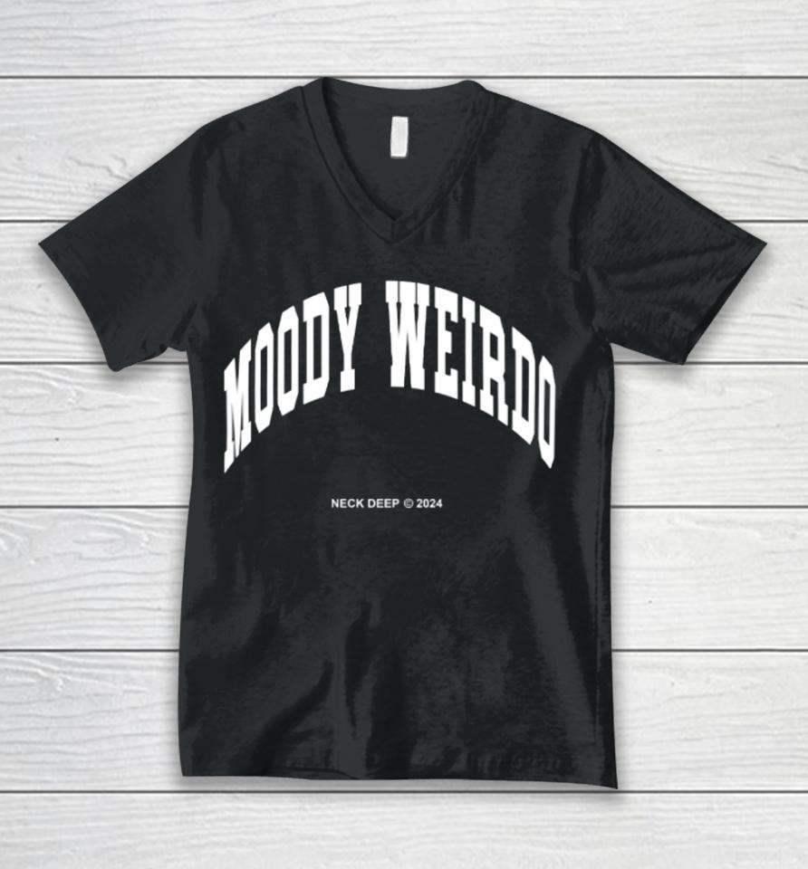 Neck Deep Merch Moody Weirdo Unisex V-Neck T-Shirt