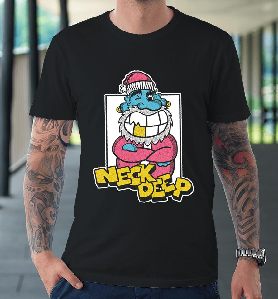 Neck Deep Merch Santa Premium T-Shirt