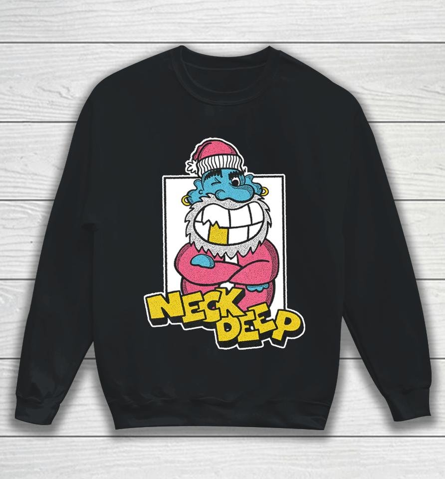 Neck Deep Merch Santa Sweatshirt