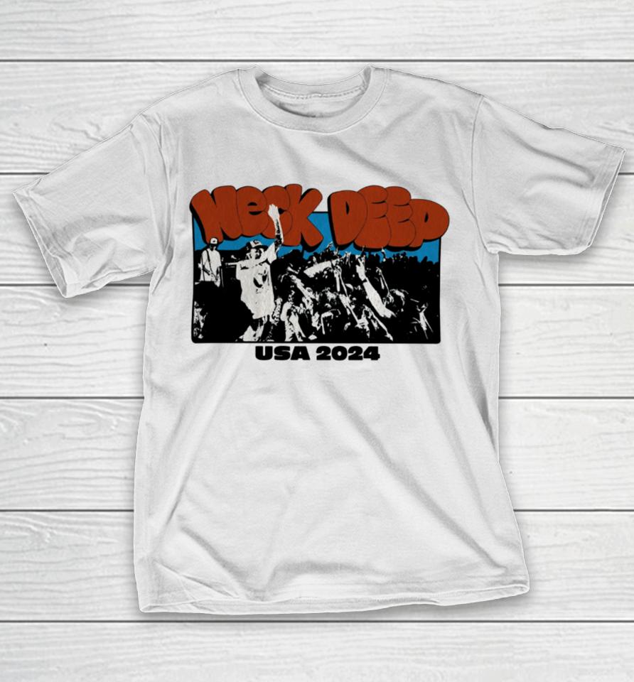 Neck Deep Usa Live Tour 2024 T-Shirt