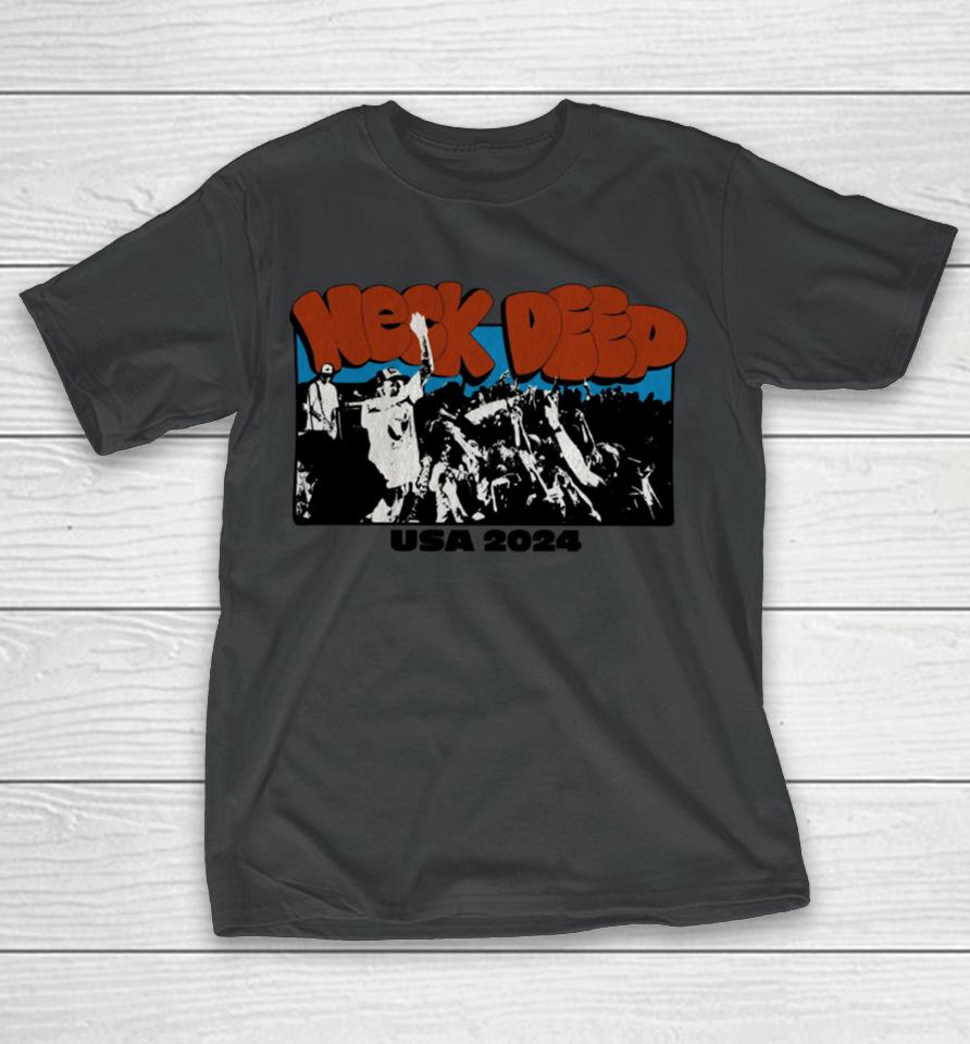 Neckdeepstore Neck Deep Usa Live Tour 2024 T-Shirt