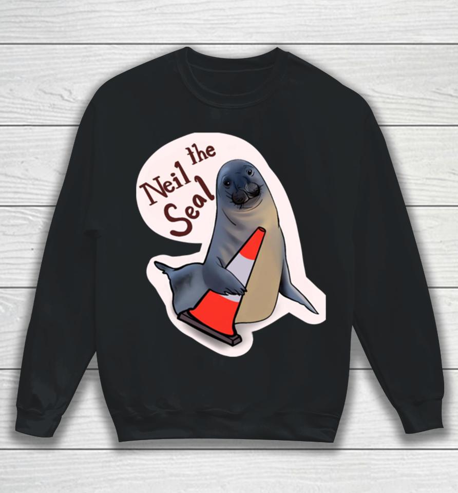 Neil The Seal Lives Here Mate Sweatshirt