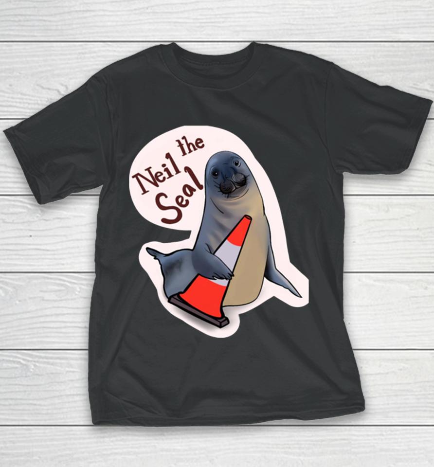 Neil The Seal Lives Here Mate Youth T-Shirt