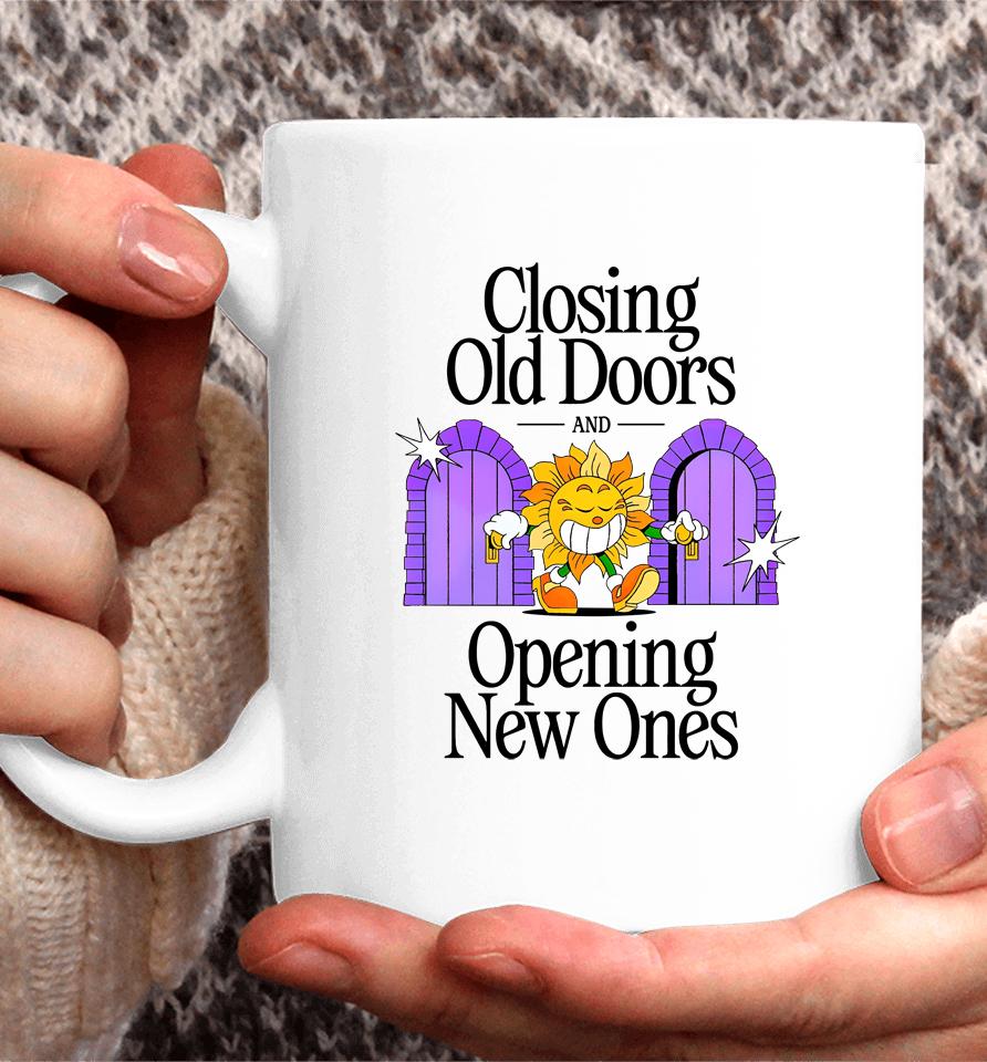 Nelson Closing Old Doors And Opening New Ones Coffee Mug
