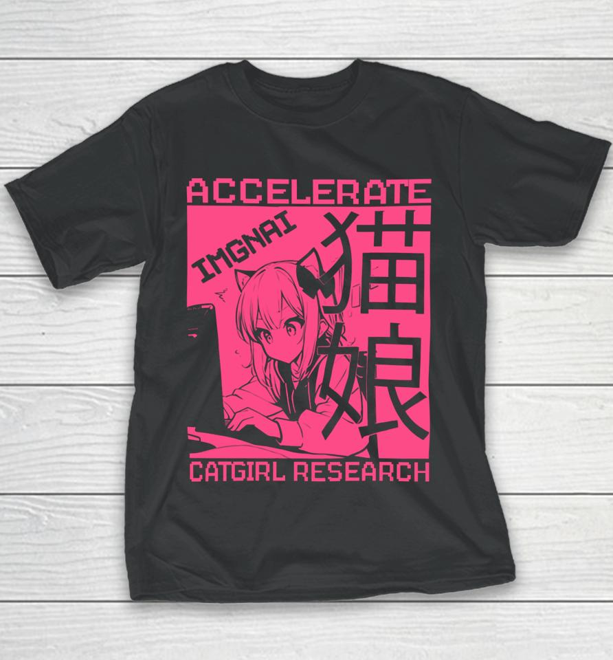 Networkspirits Imgnai Catgirl Research Youth T-Shirt