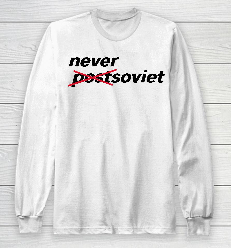 Never Soviet Long Sleeve T-Shirt