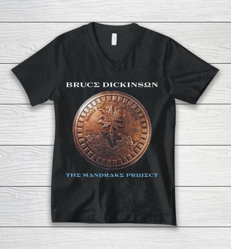 New Album From Iron Maiden Vocalist Extraordinaire Bruce Dickinson March 1St 2023 The Mandrake Project Unisex V-Neck T-Shirt