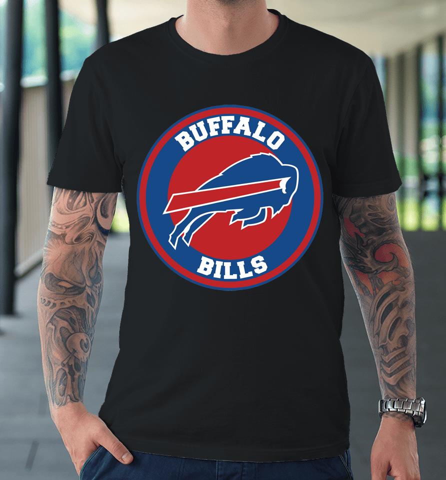 New Buffalo Bills Circle Logo Premium T-Shirt