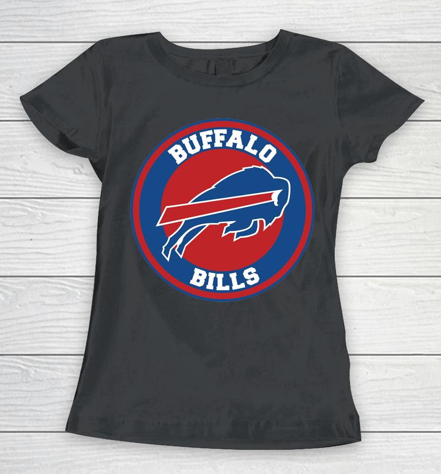 New Buffalo Bills Circle Logo Women T-Shirt