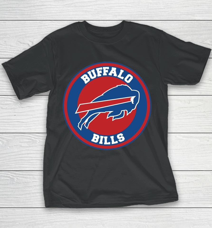 New Buffalo Bills Circle Logo Youth T-Shirt