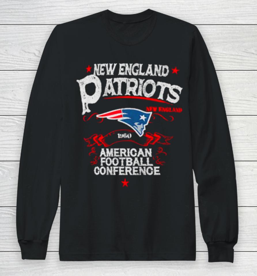 New England Patriots 1960 American Football Conference Long Sleeve T-Shirt