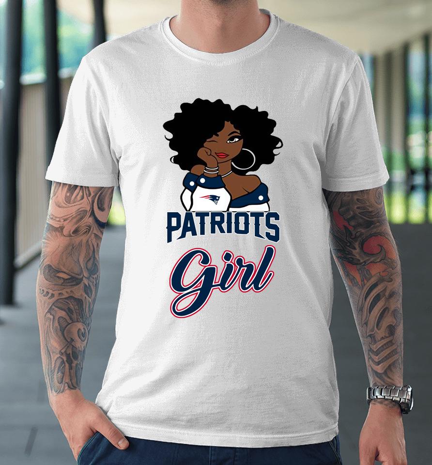 New England Patriots Girl Nfl Premium T-Shirt