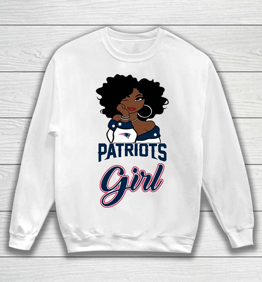 New England Patriots Girl Nfl Sweatshirt