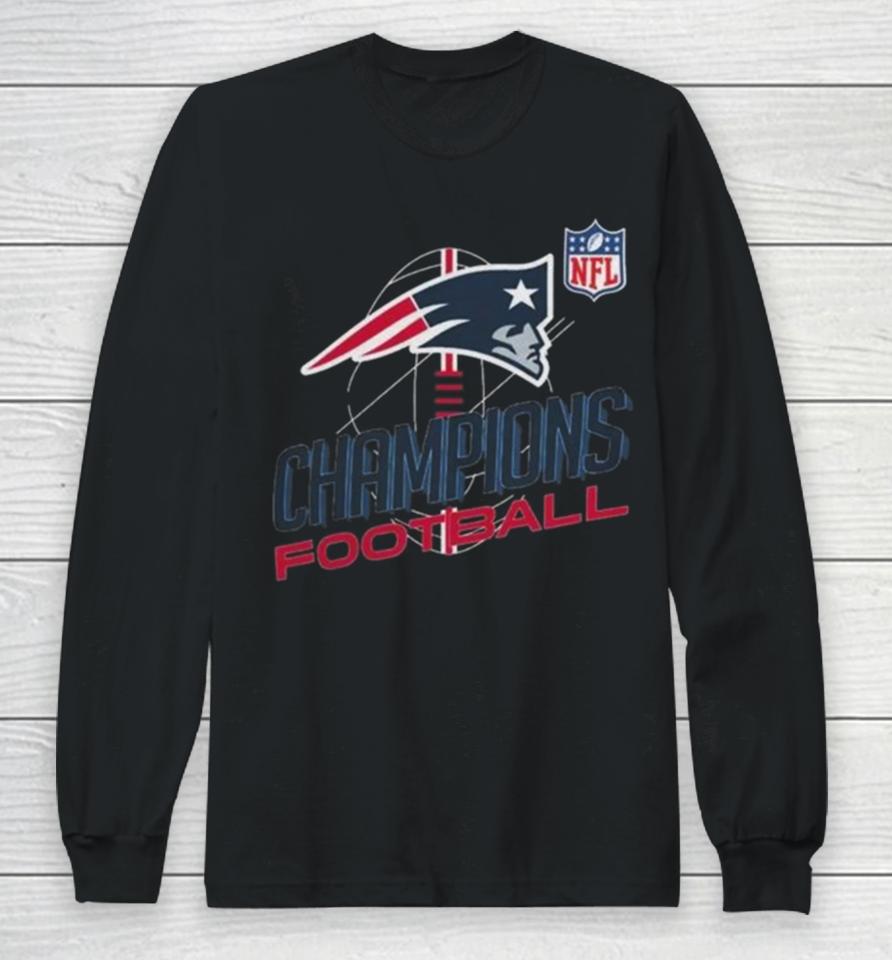 New England Patriots Nfl Champions Football 2024 Long Sleeve T-Shirt