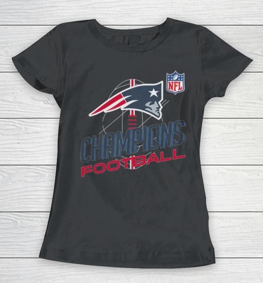 New England Patriots Nfl Champions Football 2024 Women T-Shirt
