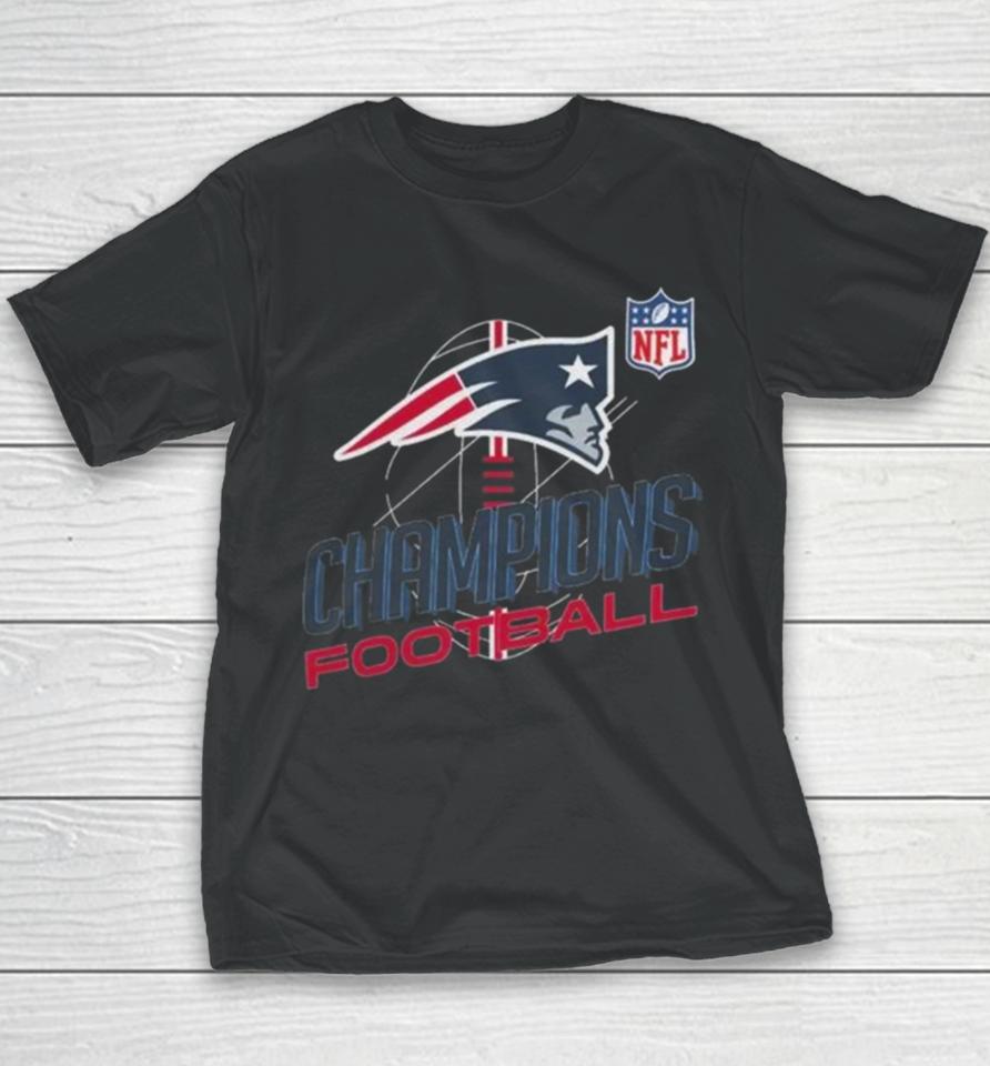 New England Patriots Nfl Champions Football 2024 Youth T-Shirt