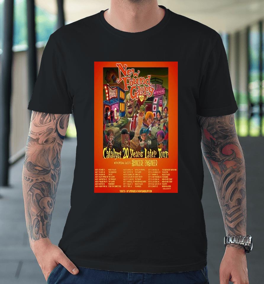 New Found Glory Catalyst 20 Years Later Tour Poster Premium T-Shirt