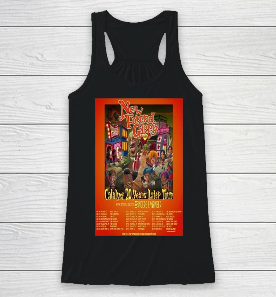New Found Glory Catalyst 20 Years Later Tour Poster Racerback Tank