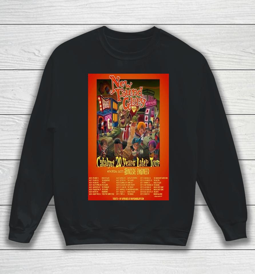New Found Glory Catalyst 20 Years Later Tour Poster Sweatshirt