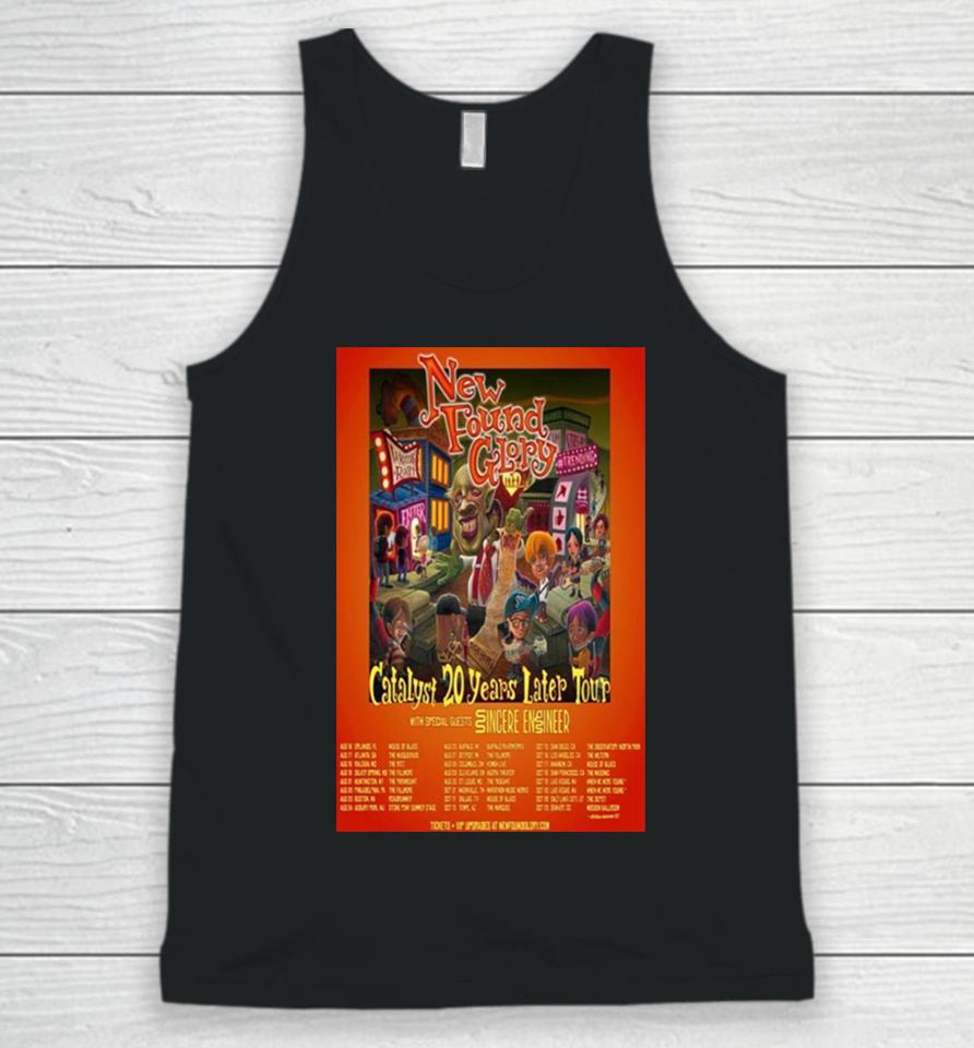New Found Glory Catalyst 20 Years Later Tour Poster Unisex Tank Top