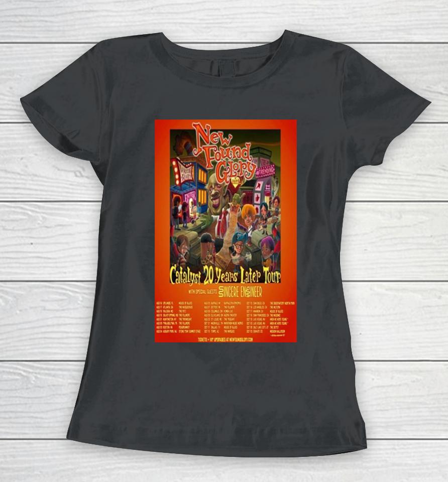 New Found Glory Catalyst 20 Years Later Tour Poster Women T-Shirt