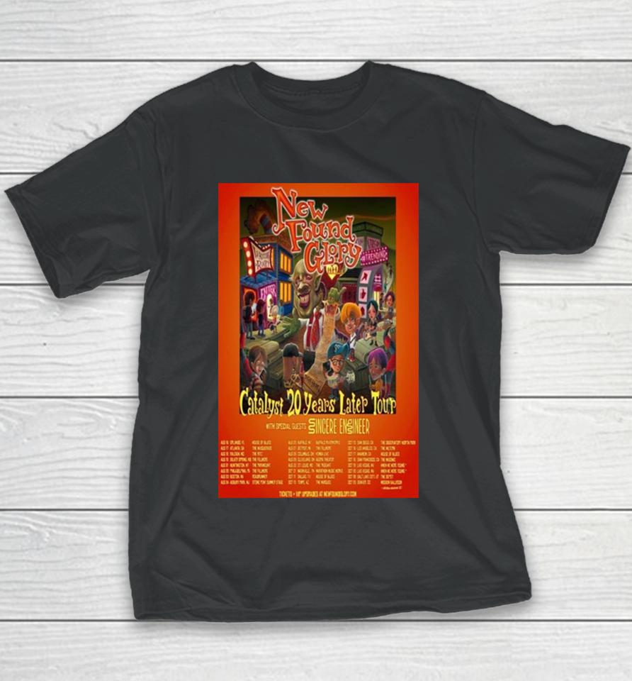 New Found Glory Catalyst 20 Years Later Tour Poster Youth T-Shirt