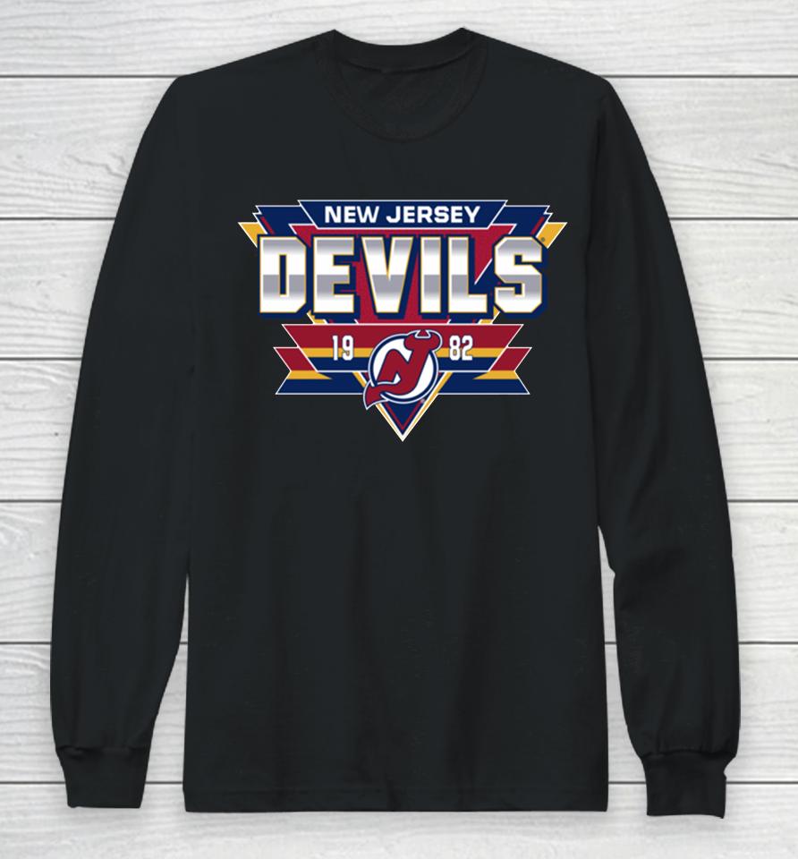 New Jersey Devils 1982 Reverse Retro 2 0 Fresh Playmaker Long Sleeve T-Shirt