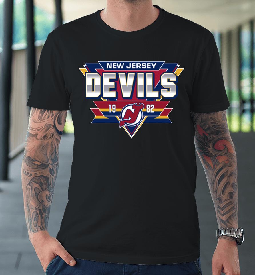 New Jersey Devils 1982 Reverse Retro 2 0 Fresh Playmaker Premium T-Shirt