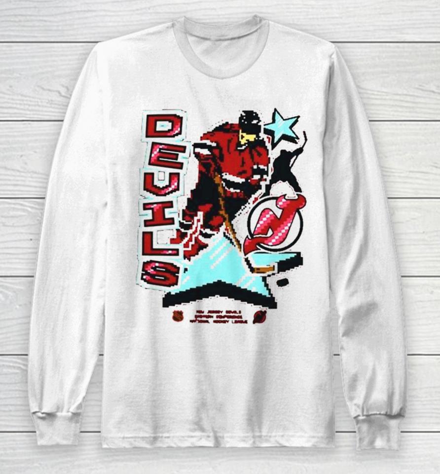 New Jersey Devils Eastern Conference National Hockey League Lamplighter Franklin Long Sleeve T-Shirt