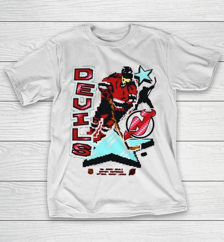 New Jersey Devils Eastern Conference National Hockey League Lamplighter Franklin T-Shirt