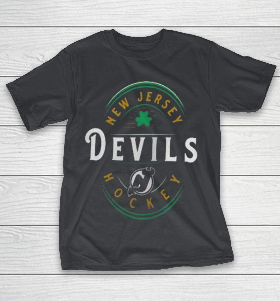 New Jersey Devils Fanatics Branded St. Patrick’s Day Forever Lucky T-Shirt